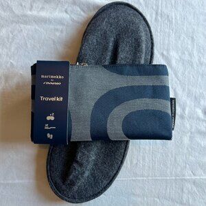 Finnair x Marimekko Pieni Melooni Business Class Amenity Kit w Slippers - SEALED